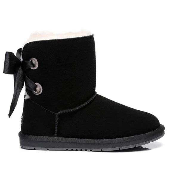 UGG Valentina Boot- Black- Size 7 - Picture 5 of 8